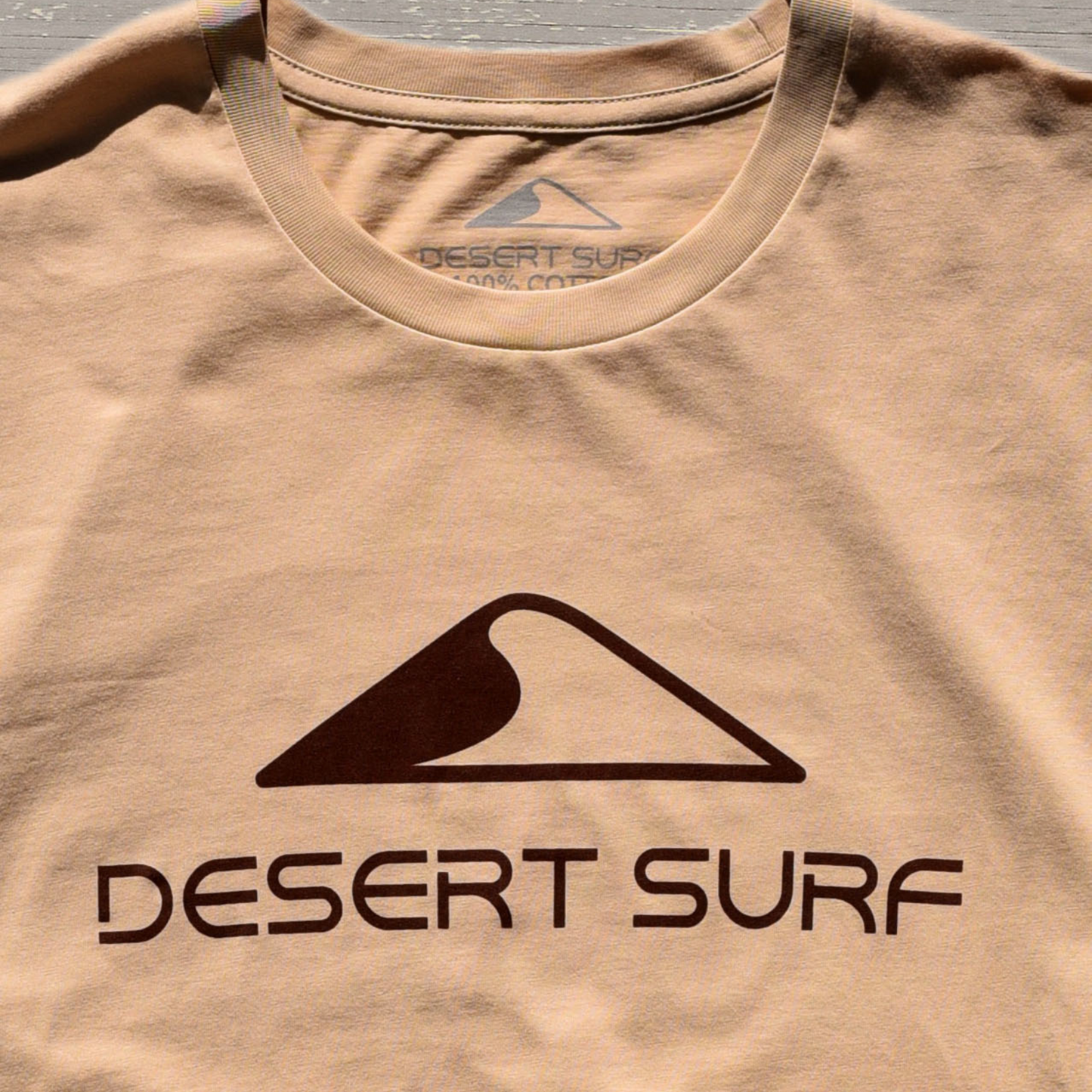 Desert Surf - Short Sleeve T-Shirt - Tan
