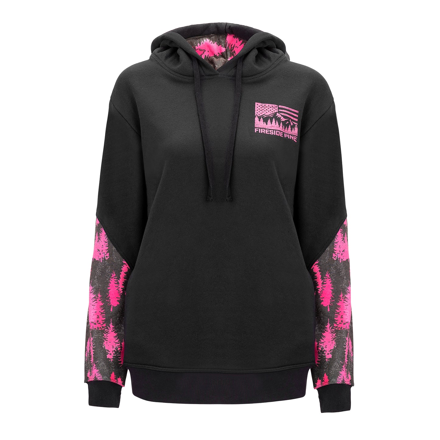 Black Cottonwood Hoodie - Hot Pink