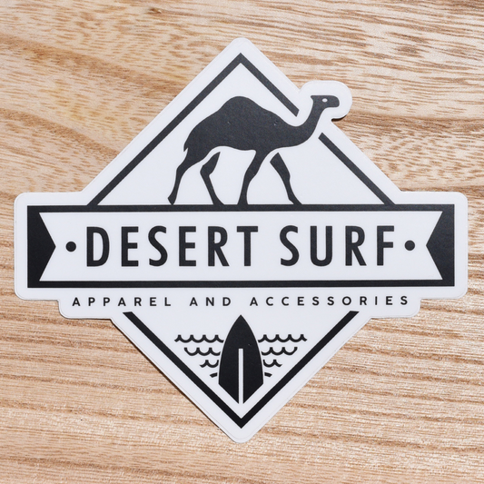 Desert Surf Apparel Decal with Camel