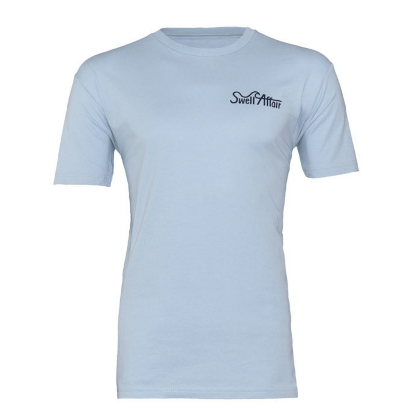 Surfboard Sardines - Short Sleeve T-Shirt - Grayish Blue