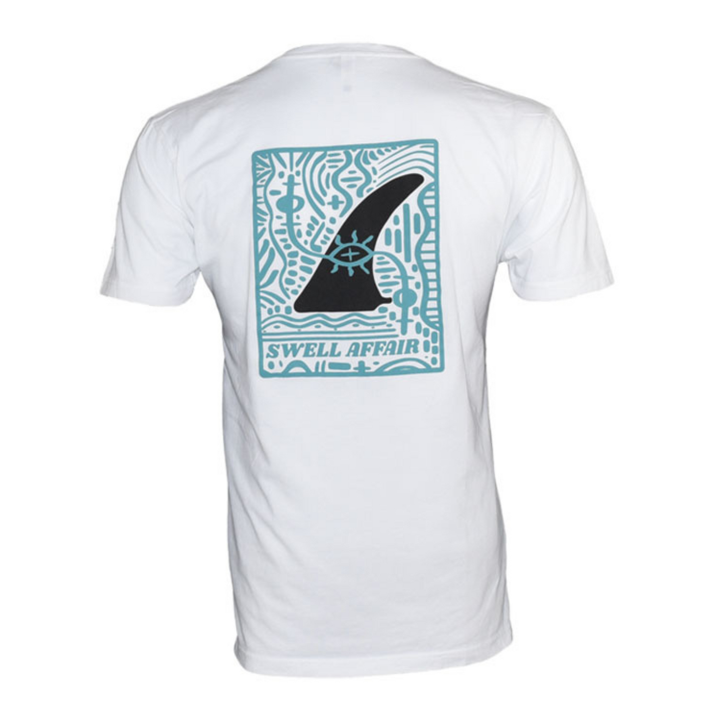 Swell Affair Single Fin - T-Shirt - White